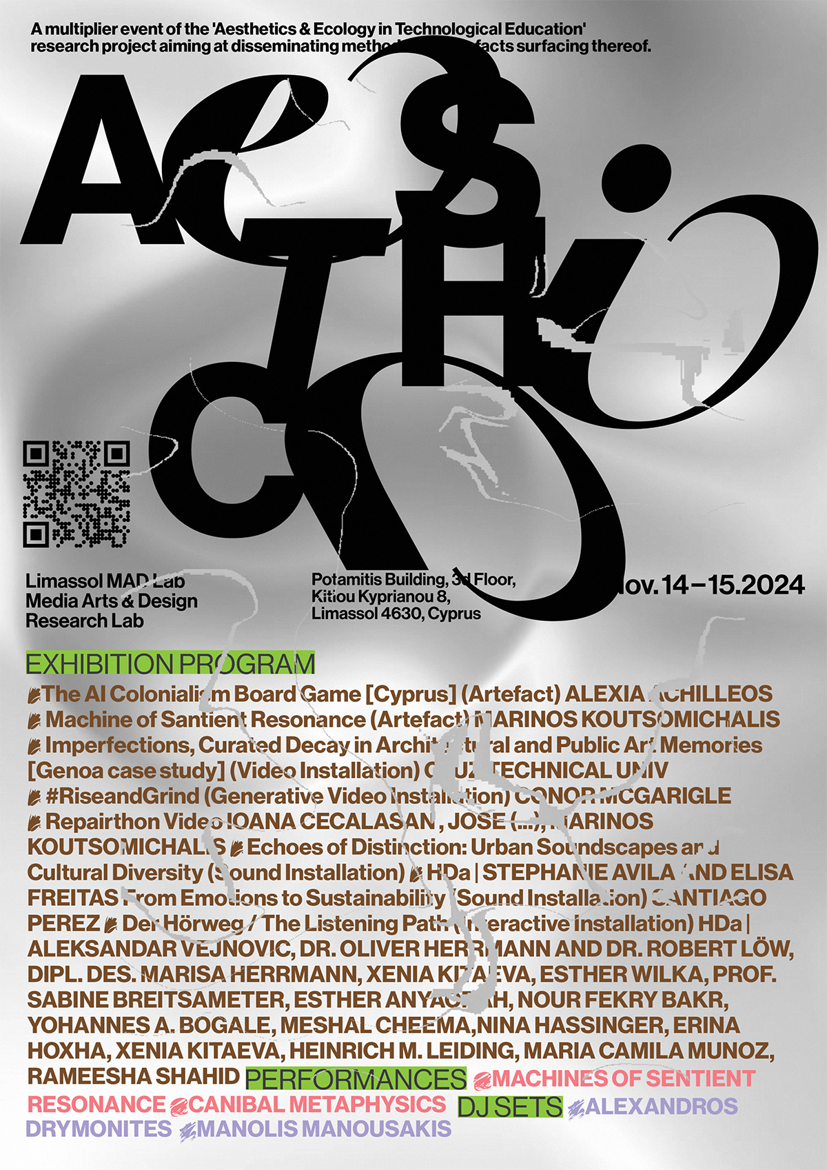 Aesthico Multiplier Event: Aesthetics and Ecology Exhibition